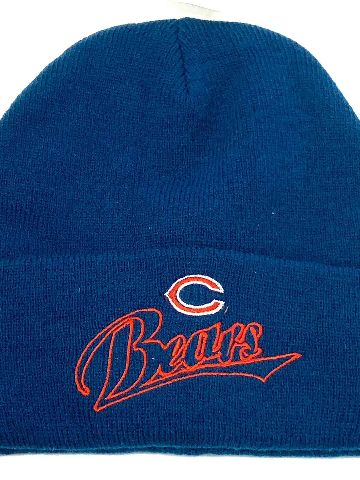 Chicago Bears Vintage NFL Cuffed Knit Logo Hat by Drew Pearson Marketing