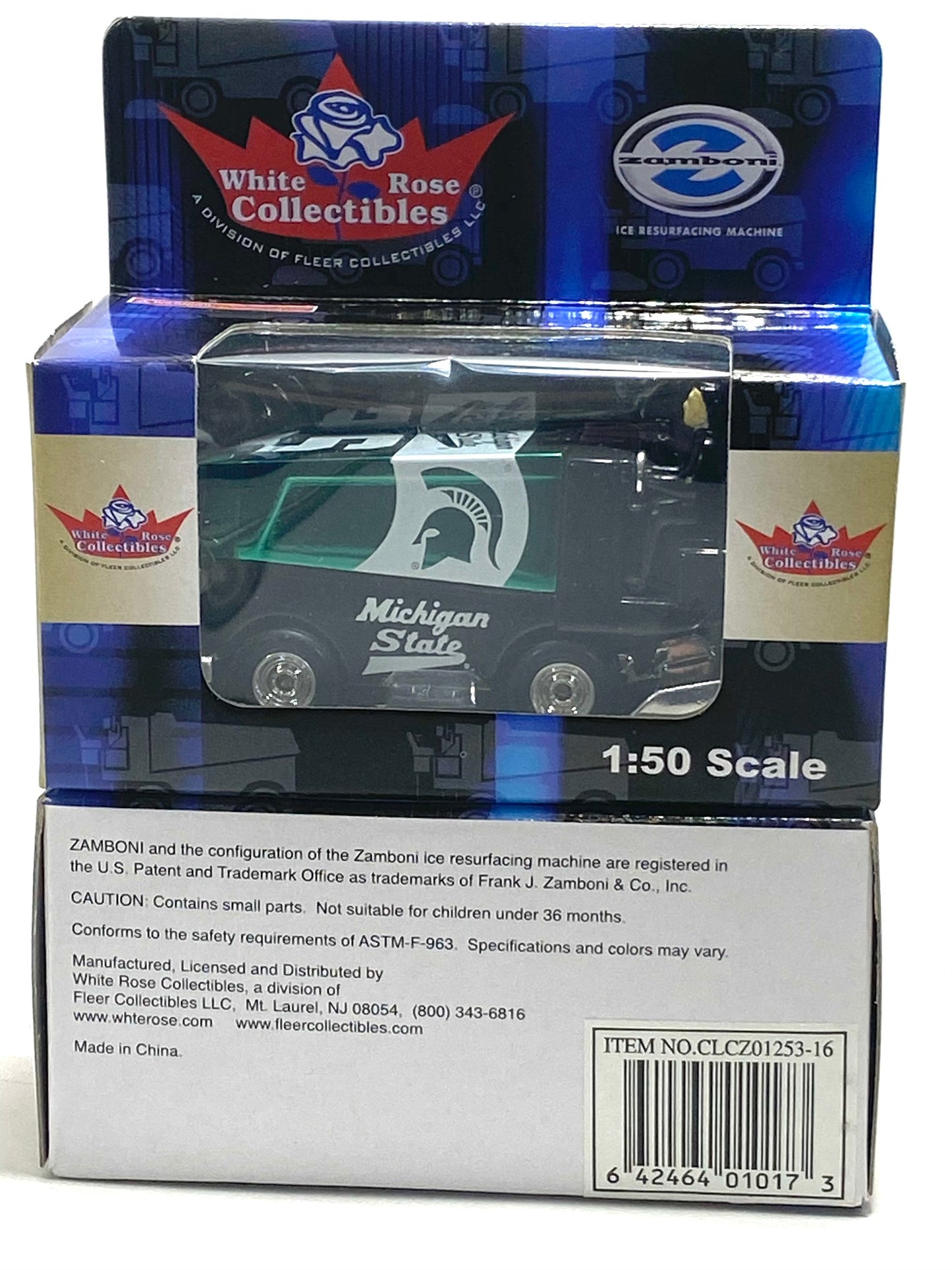 Michigan State Spartans Vintage NCAA Zamboni NOS by White Rose Collectibles