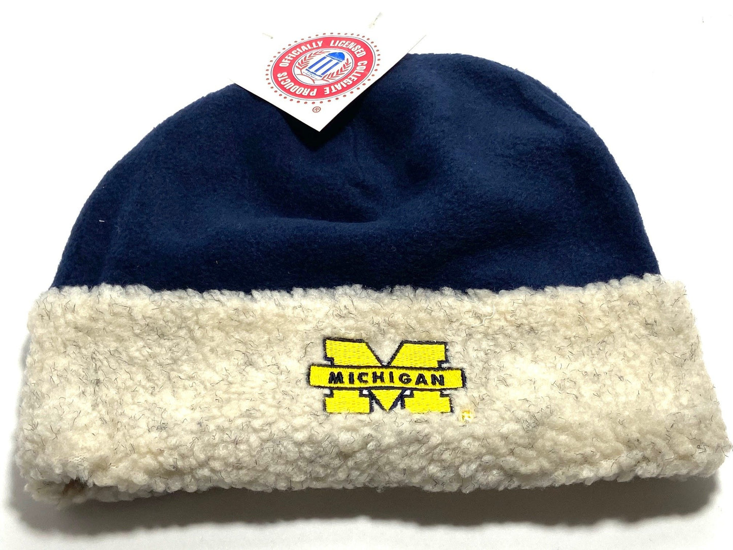 University of Michigan Wolverines Vintage NCAA Cuffed Fleece Hat by Drew Pearson Marketing