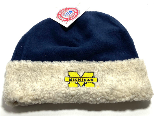 University of Michigan Wolverines Vintage NCAA Cuffed Fleece Hat by Drew Pearson Marketing