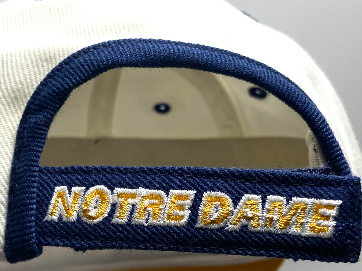 Notre Dame Vintage Late '90s NCAA 20% Wool Logo Cap by Annco