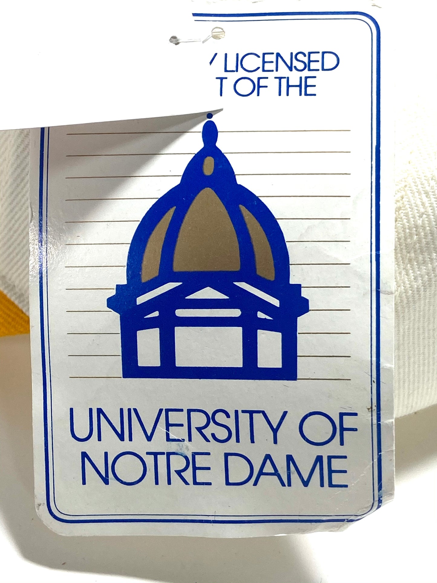 Notre Dame Vintage Late '90s NCAA 20% Wool Logo Cap by Annco