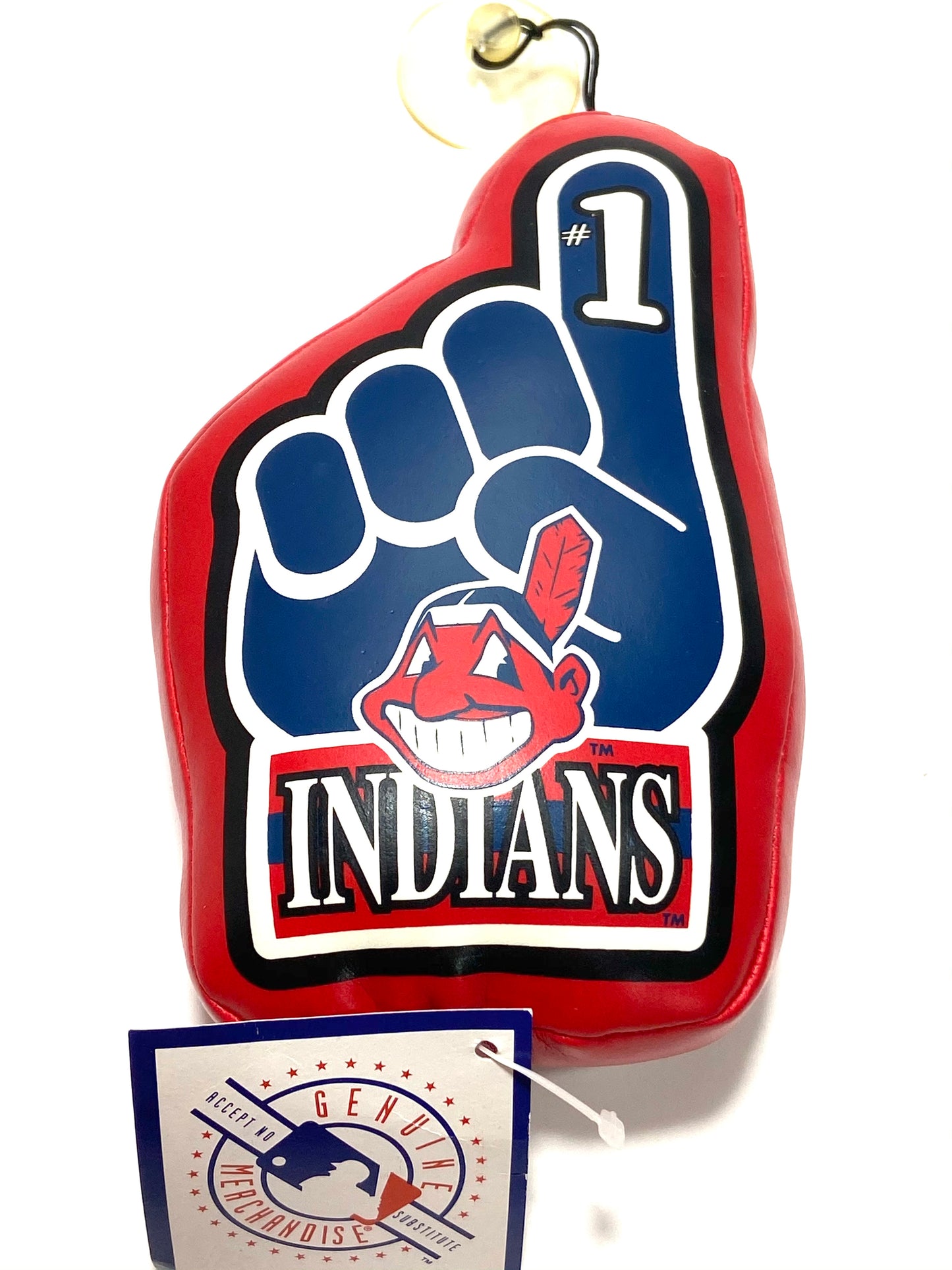 Cleveland Indians Vintage 1999 MLB Polyester #1 Finger By Good Stuff Corp.