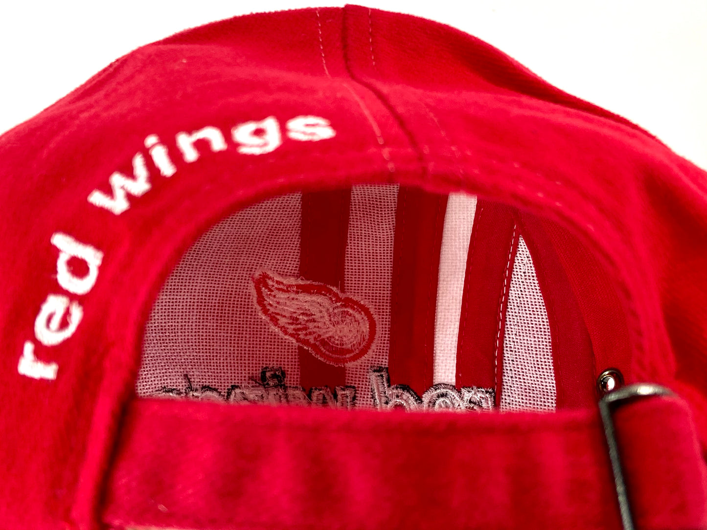 Detroit Red Wings Vintage NHL Cotton NOS Logo Hat by Logo Athletic