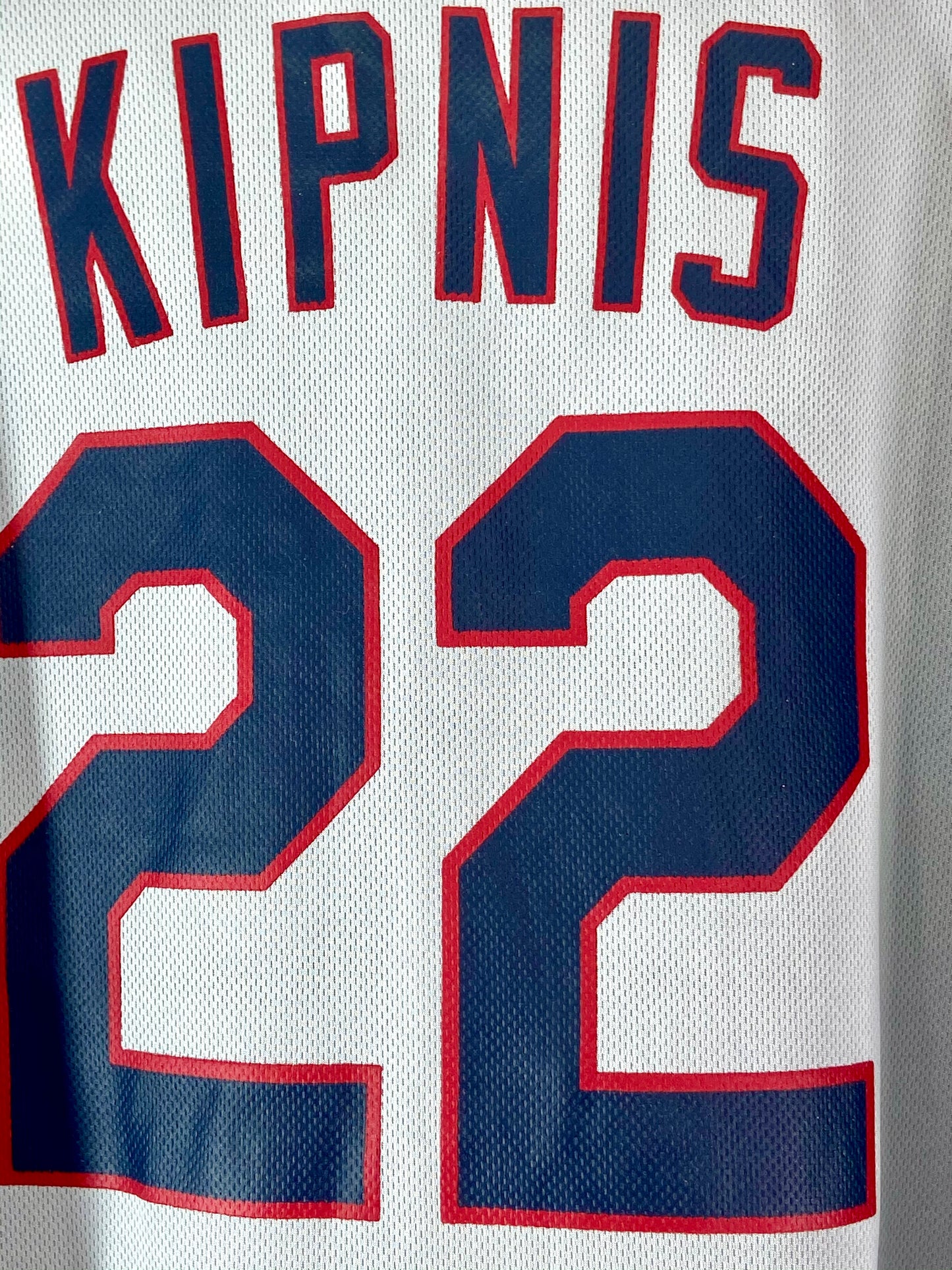 Cleveland Indians MLB Jason Kipnis Key Bank Used Promotional Jersey by Match-Up