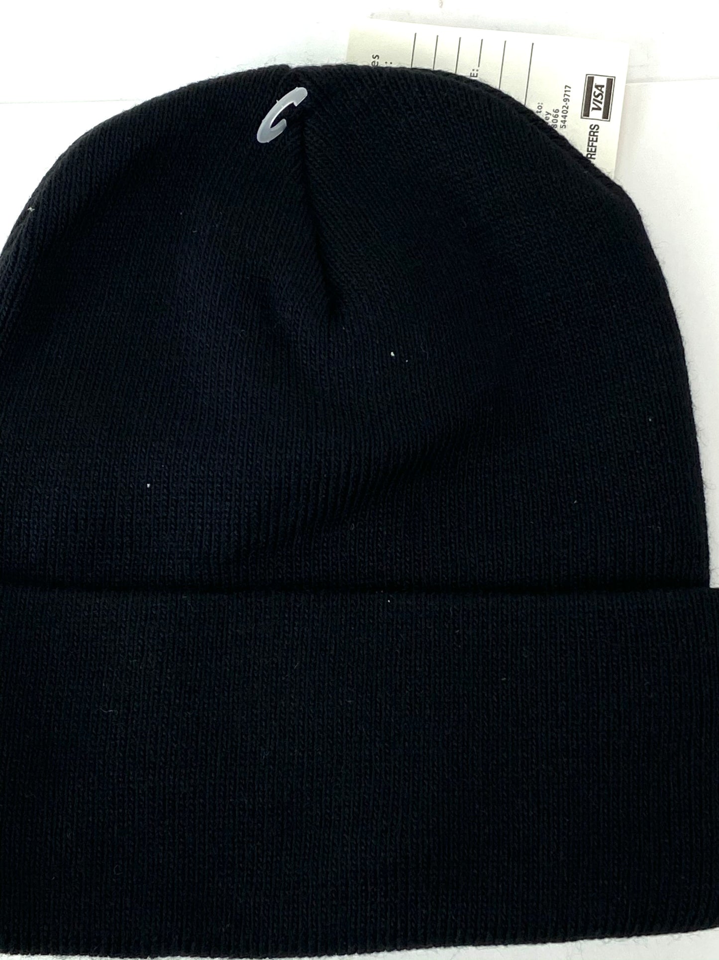 Cincinnati Bengals Vintage NFL Black Cuffed Acrylic Knit Hat By Rossmor Industries