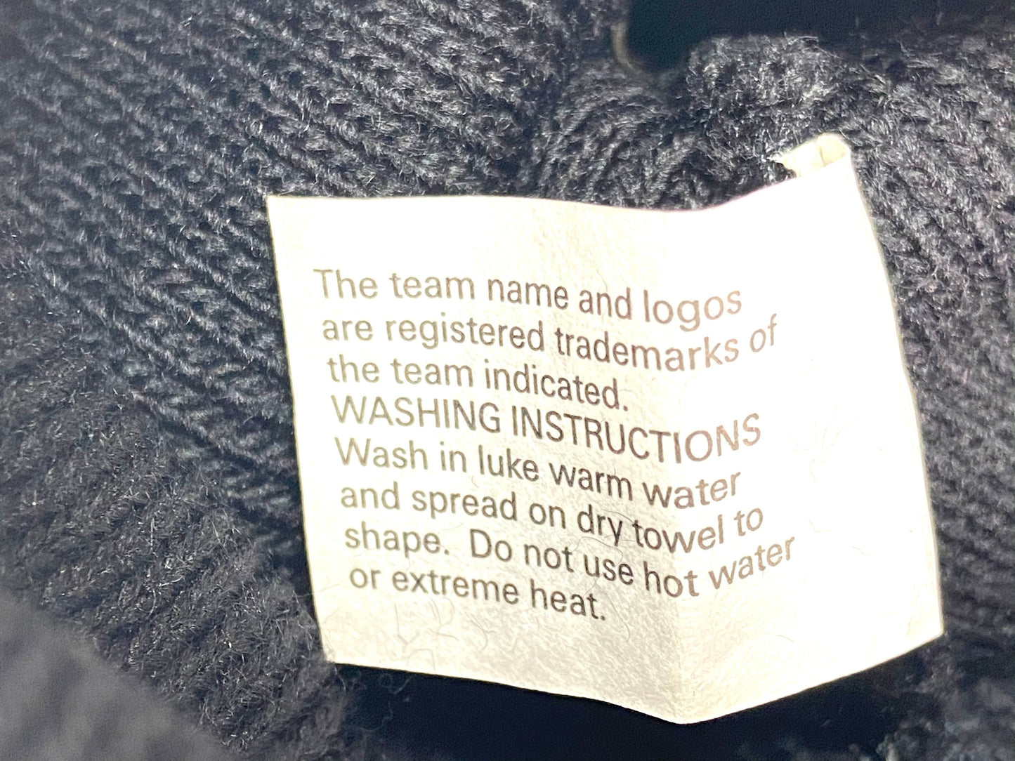 Cincinnati Bengals Vintage NFL Black Cuffed Acrylic Knit Hat By Rossmor Industries