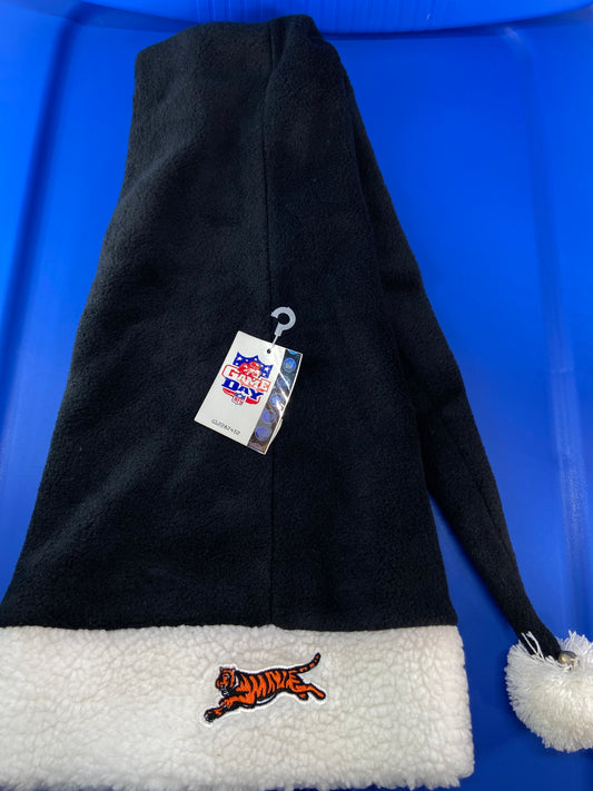 Cincinnati Bengals Vintage NFL Fleece Santa Hat w/Bell By Drew Pearson Marketing
