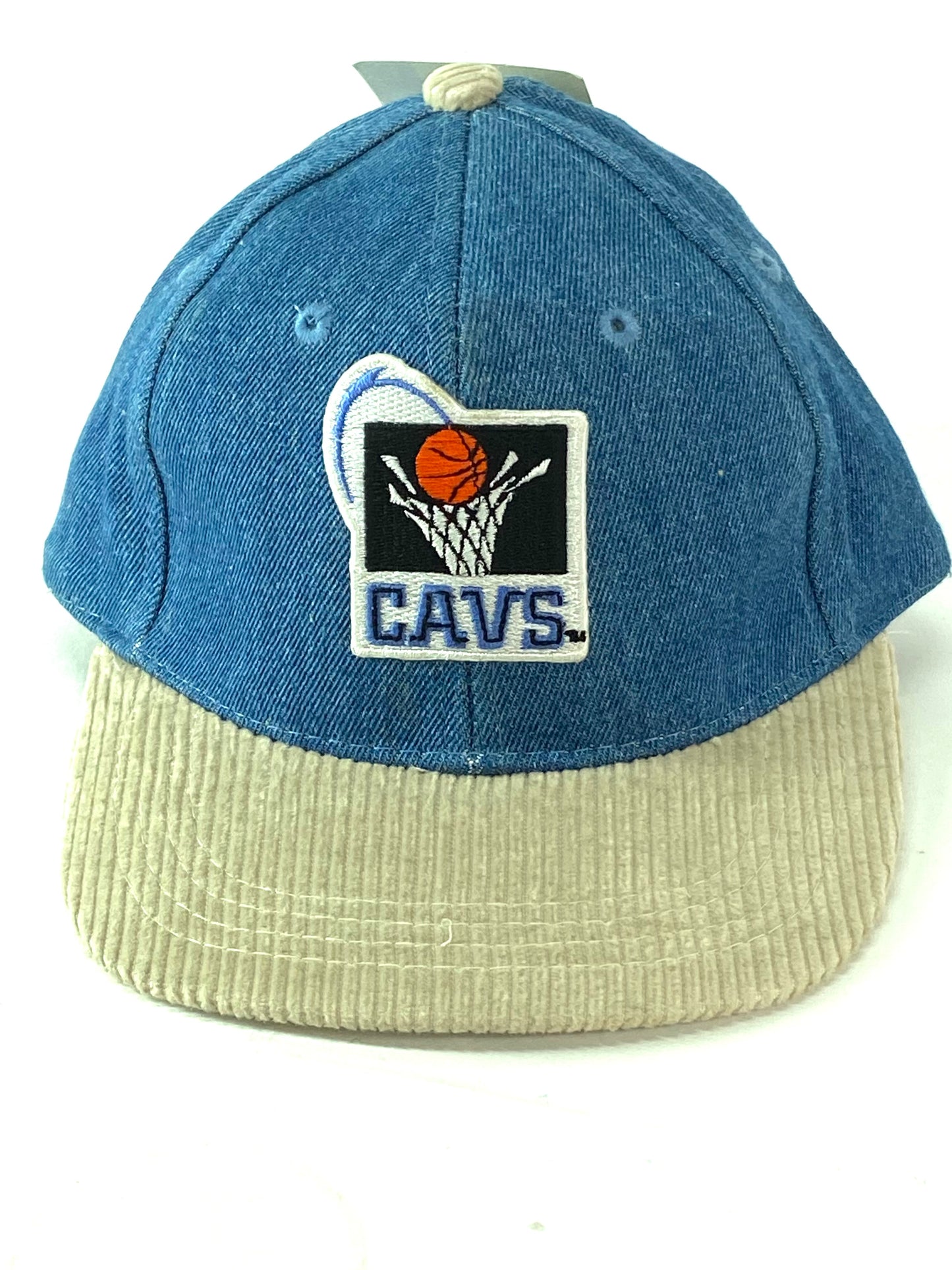 Cleveland Cavaliers Vintage NBA Old Logo Denim Juvenile Hat By DPM
