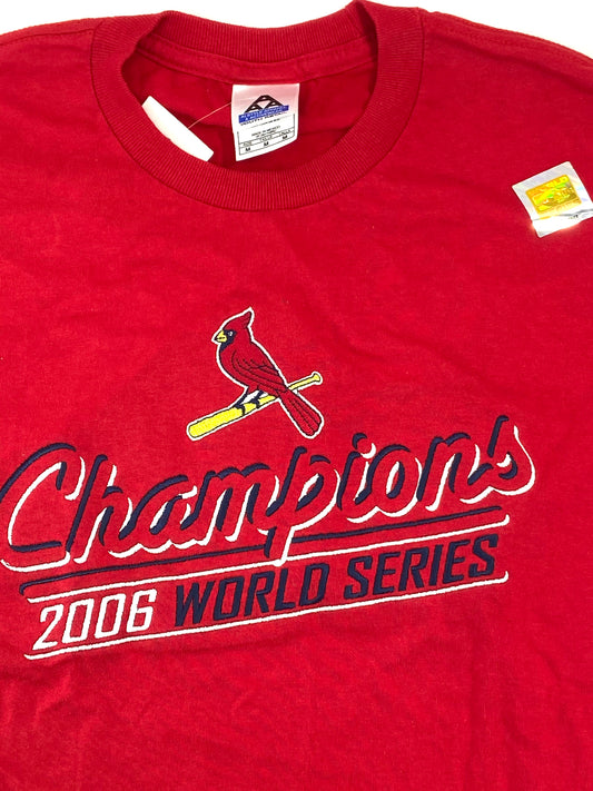 St. Louis Cardinals MLB 2006 World Champions Youth M T-Shirt NOS by Alstyle Apparel
