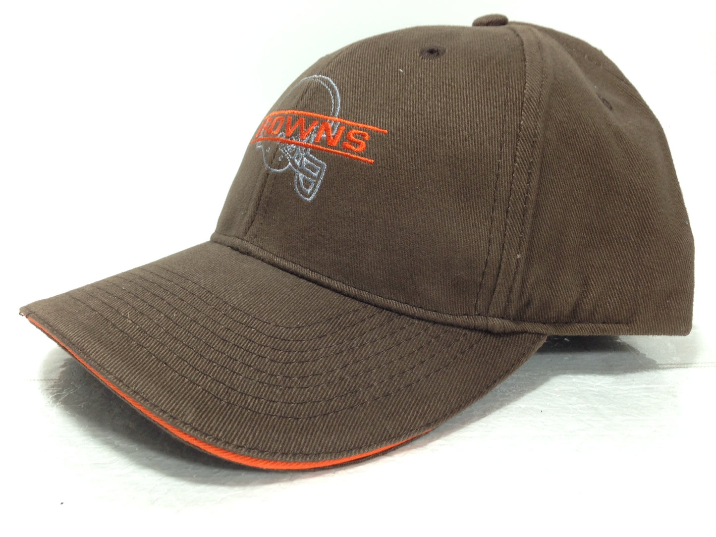 Cleveland Browns Vintage NFL Brown Silhouette Cap by Drew Pearson Marketing