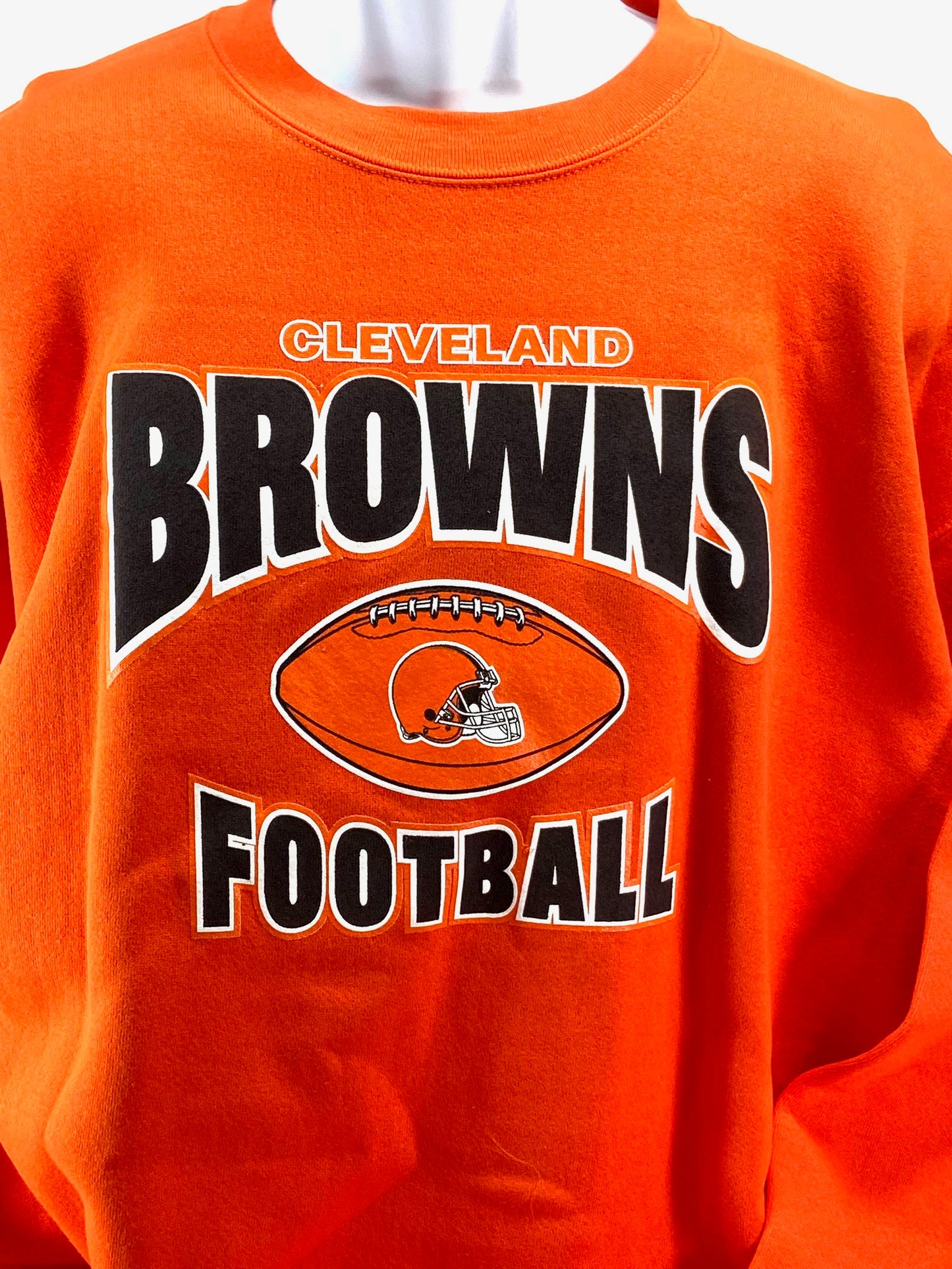 Cleveland Browns NFL 1999 Vintage Orange Hooded Sweatshirt Size XL by NFL/VF Imagewear