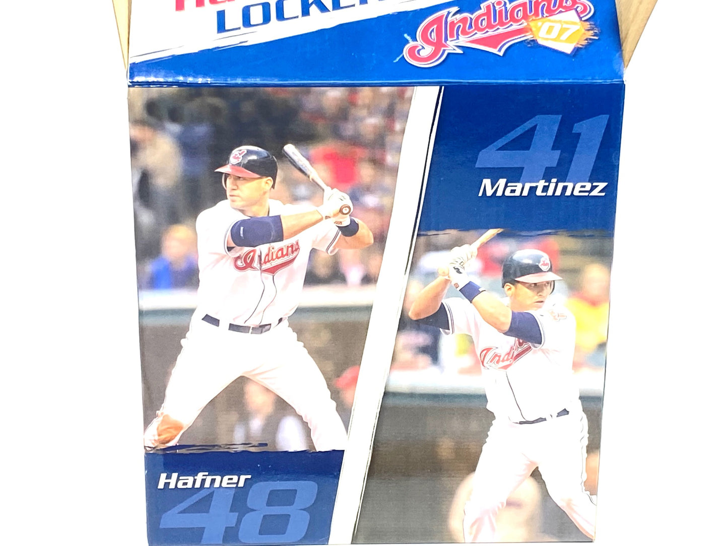 Victor Martinez/Travis Hafner 2007 Cleveland Indians NOS MLB Key Bank Locker by Alliance Marketing Partners