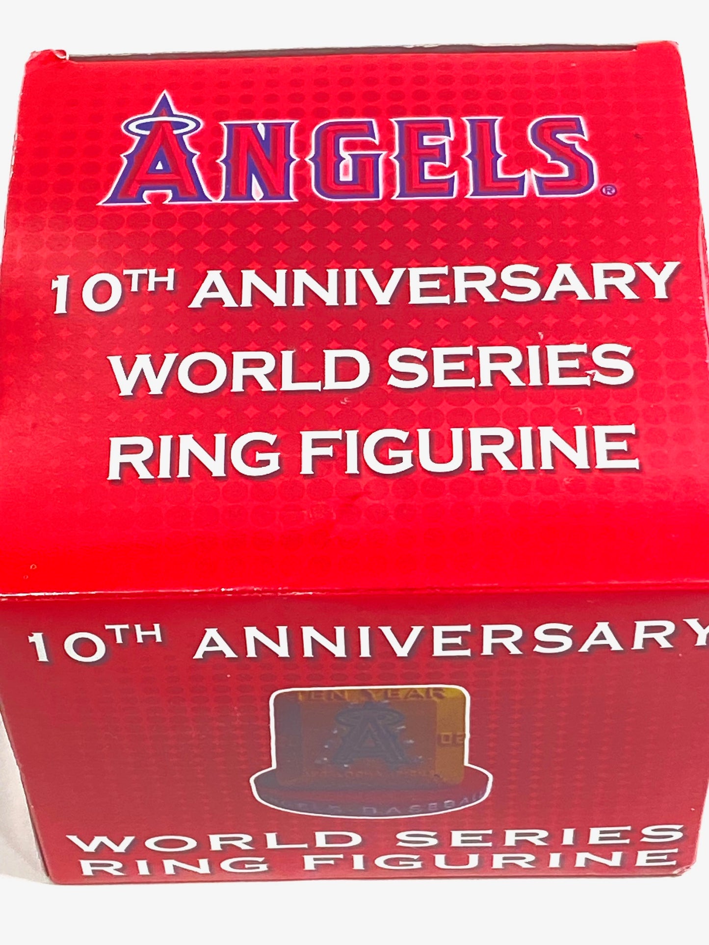 Los Angeles Angels 2012 MLB 10th Anniversary NOS World Series Ring Figurine by FS West
