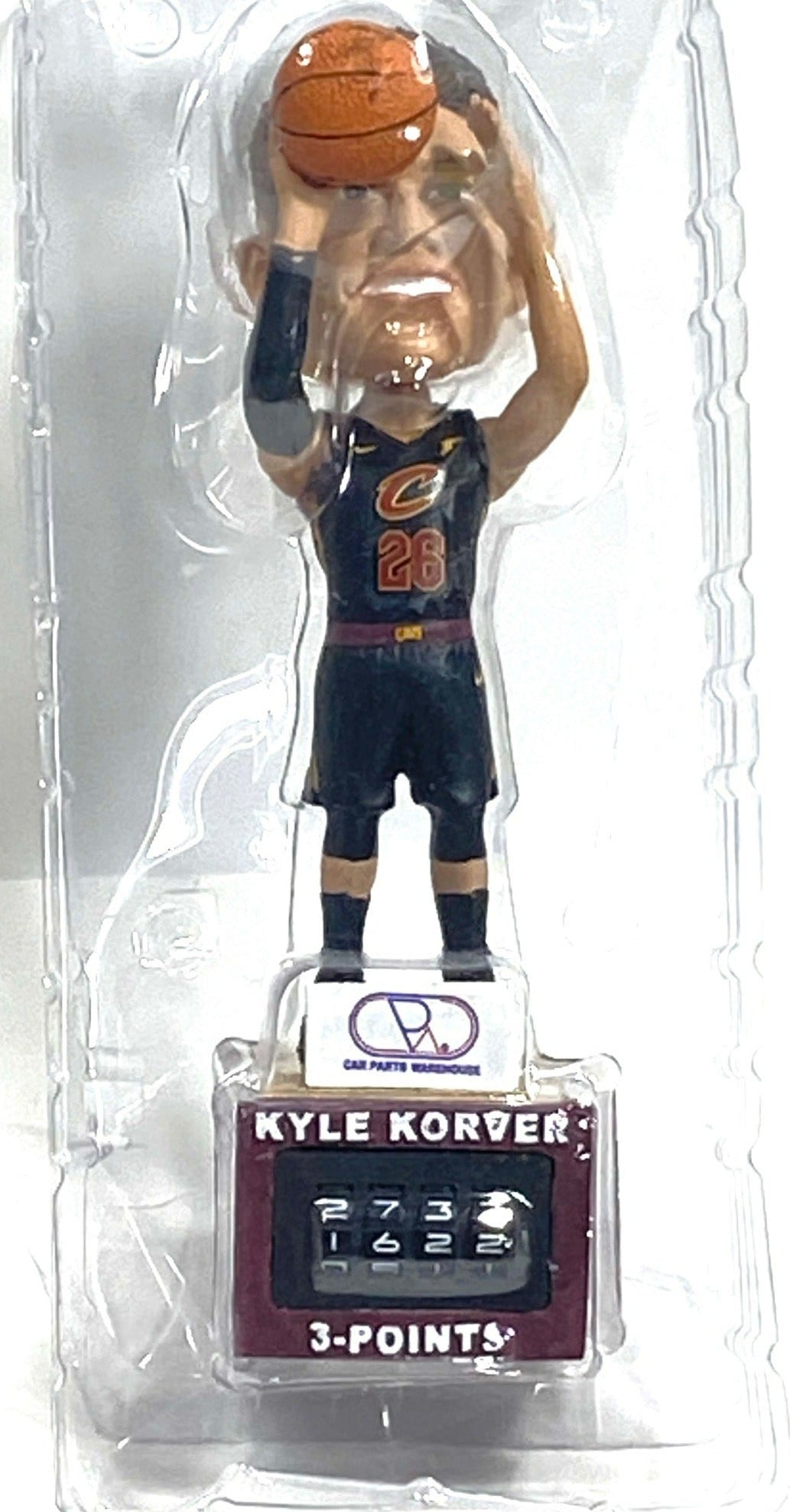 Kyle Korver 2018 NBA Cleveland Cavaliers "Korver Kounter" Bobblehead (Used) by Cleveland Cavaliers
