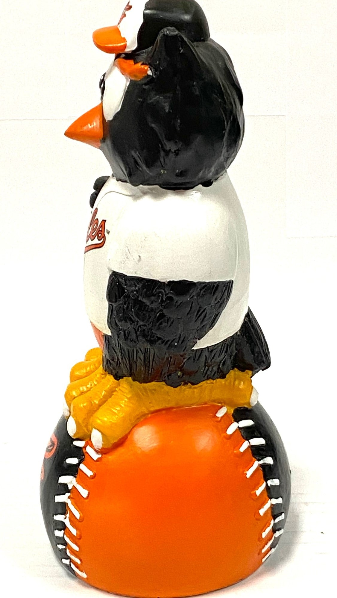 Baltimore Orioles 2013 MLB Resin Mascot Perched on Ball Team Beans (Used) by Forever Collectibles