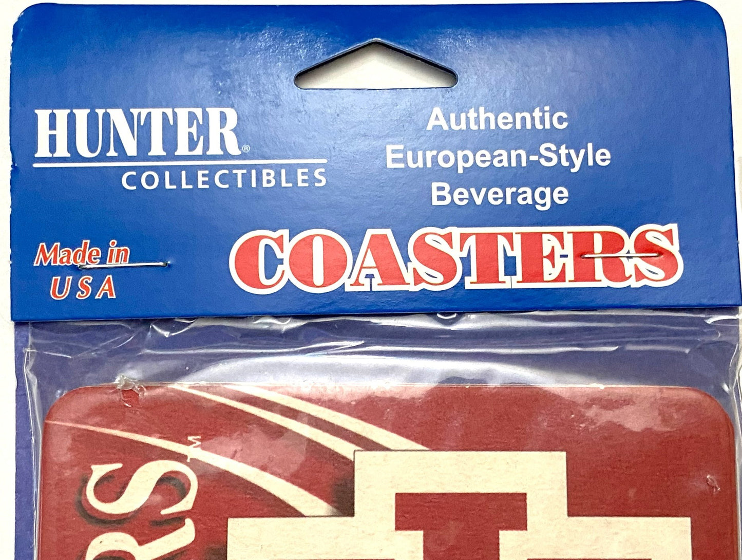 Indiana Hoosiers 4x4" Vintage NCAA European-Style NOS Coasters Pack of 6 by Hunter