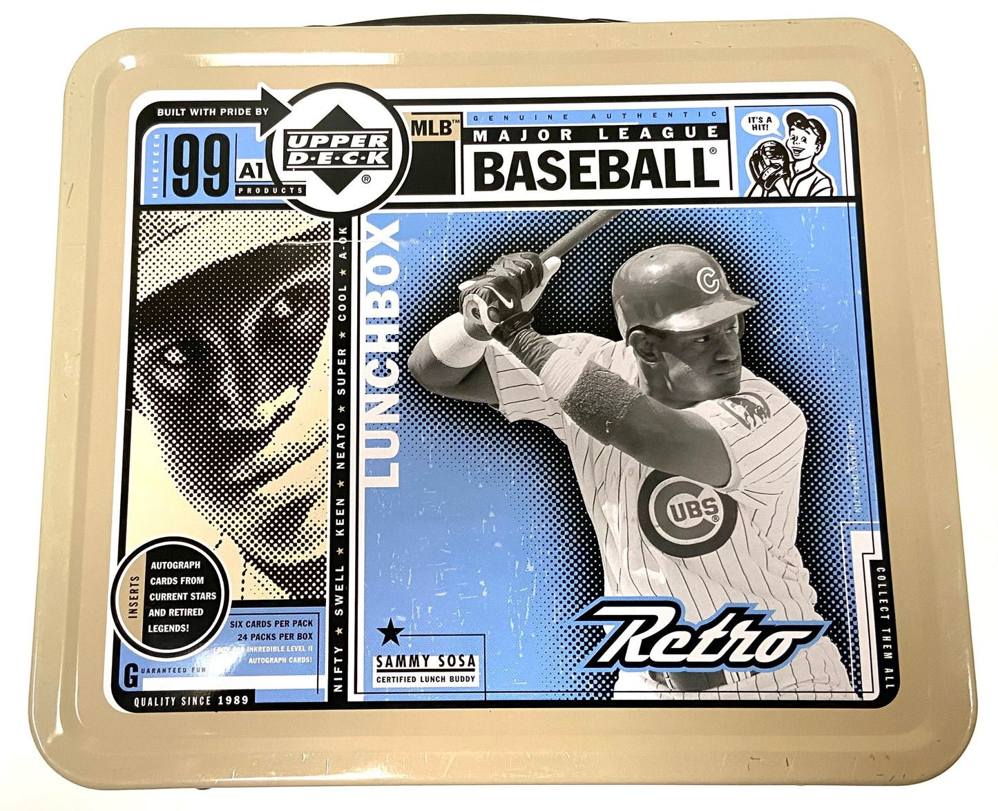 Sammy Sosa 1999 Chicago Cubs Card Storage Box Used by Upper Deck