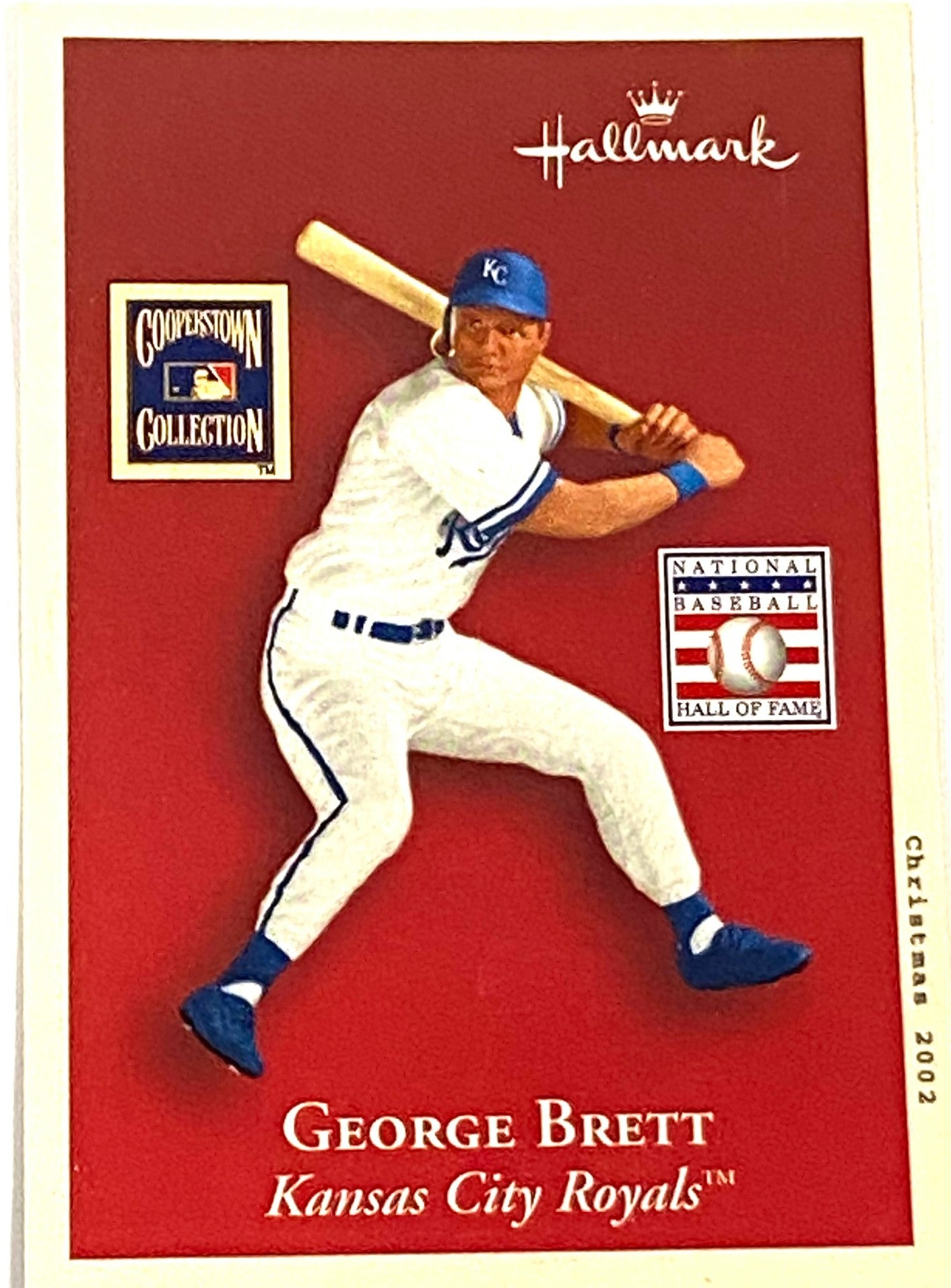 George Brett 2002 MLB Kansas City Royals Keepsake Ornament (Used) by Hallmark