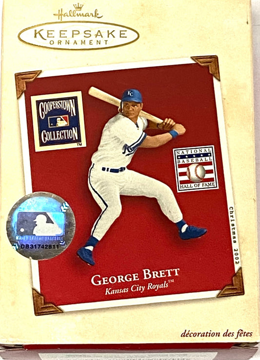 George Brett 2002 MLB Kansas City Royals Keepsake Ornament (Used) by Hallmark