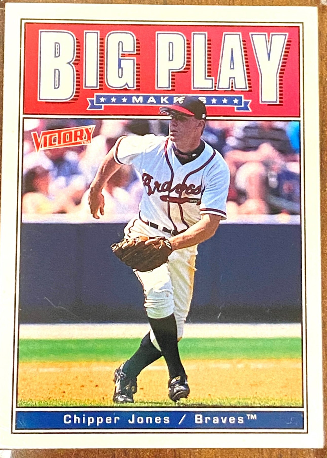 Chipper Jones 1999 MLB Plaque Big Play Maker Victory Card by Upper Dec –  Jeff's Vintage Treasure