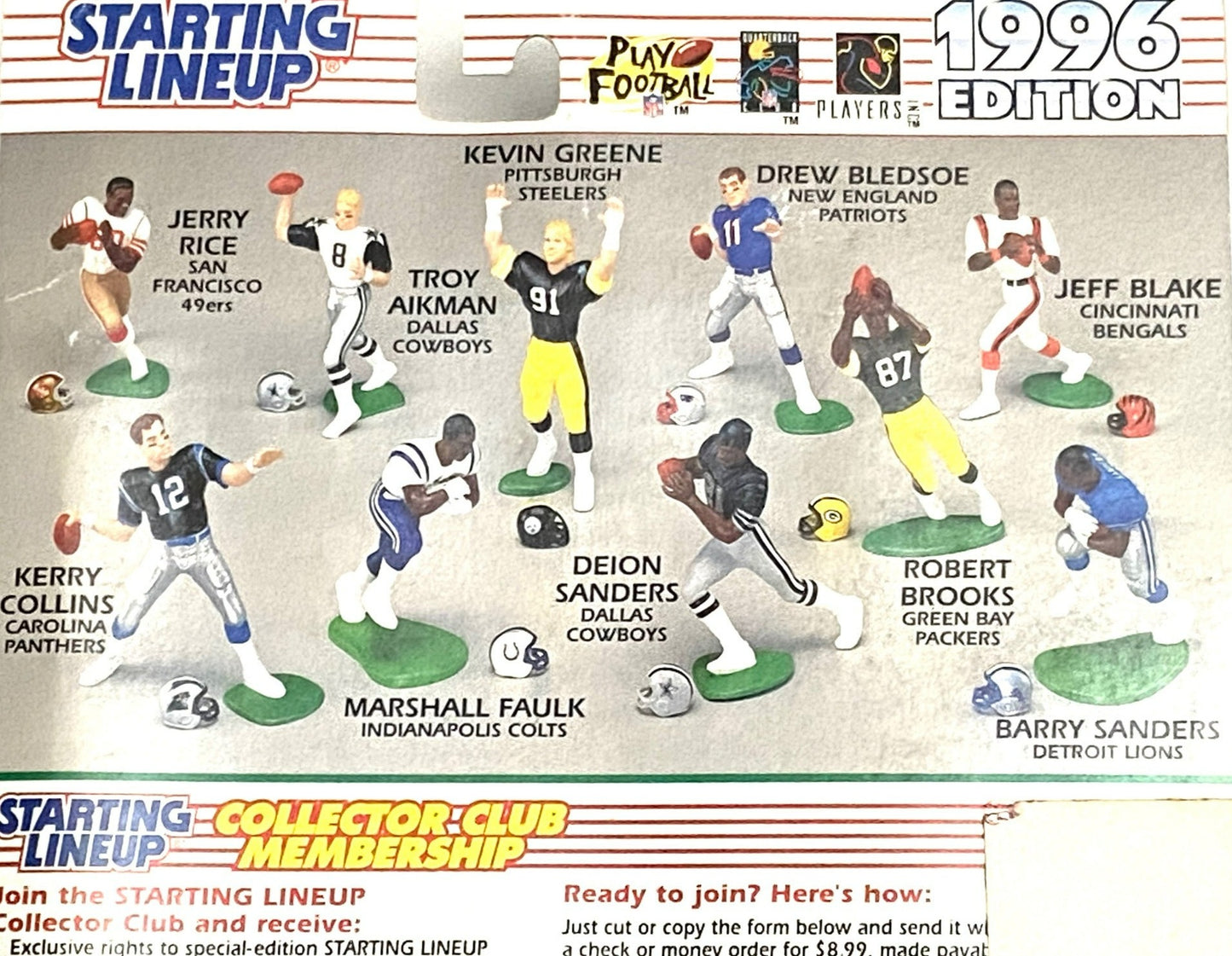 Carl Pickens 1996 Cincinnati Bengals NFL Starting Lineup Figurine by Kenner