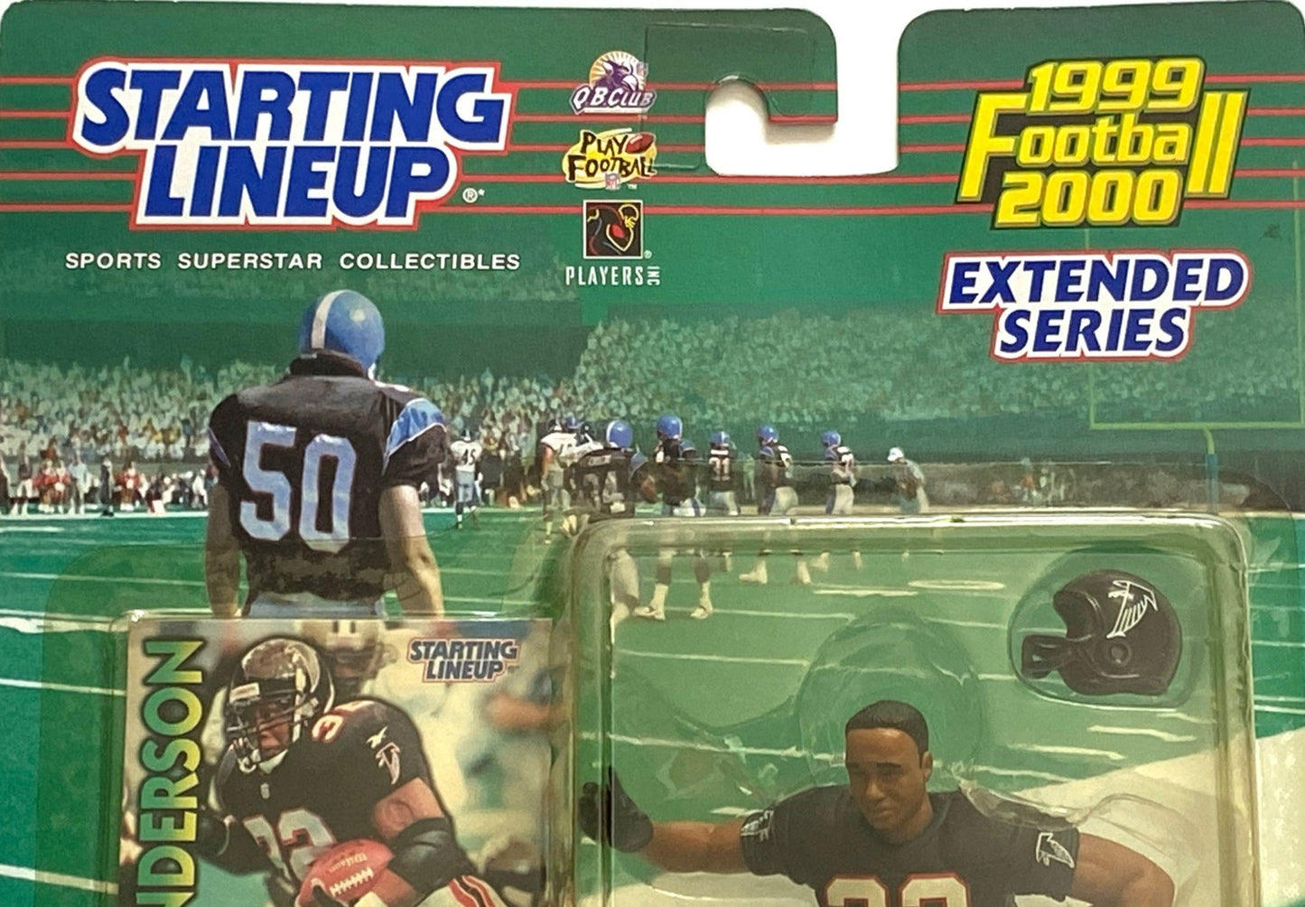 Jamal Anderson 1999-2000 Atlanta Falcons NFL Starting Lineup Figurine NOS by Hasbro