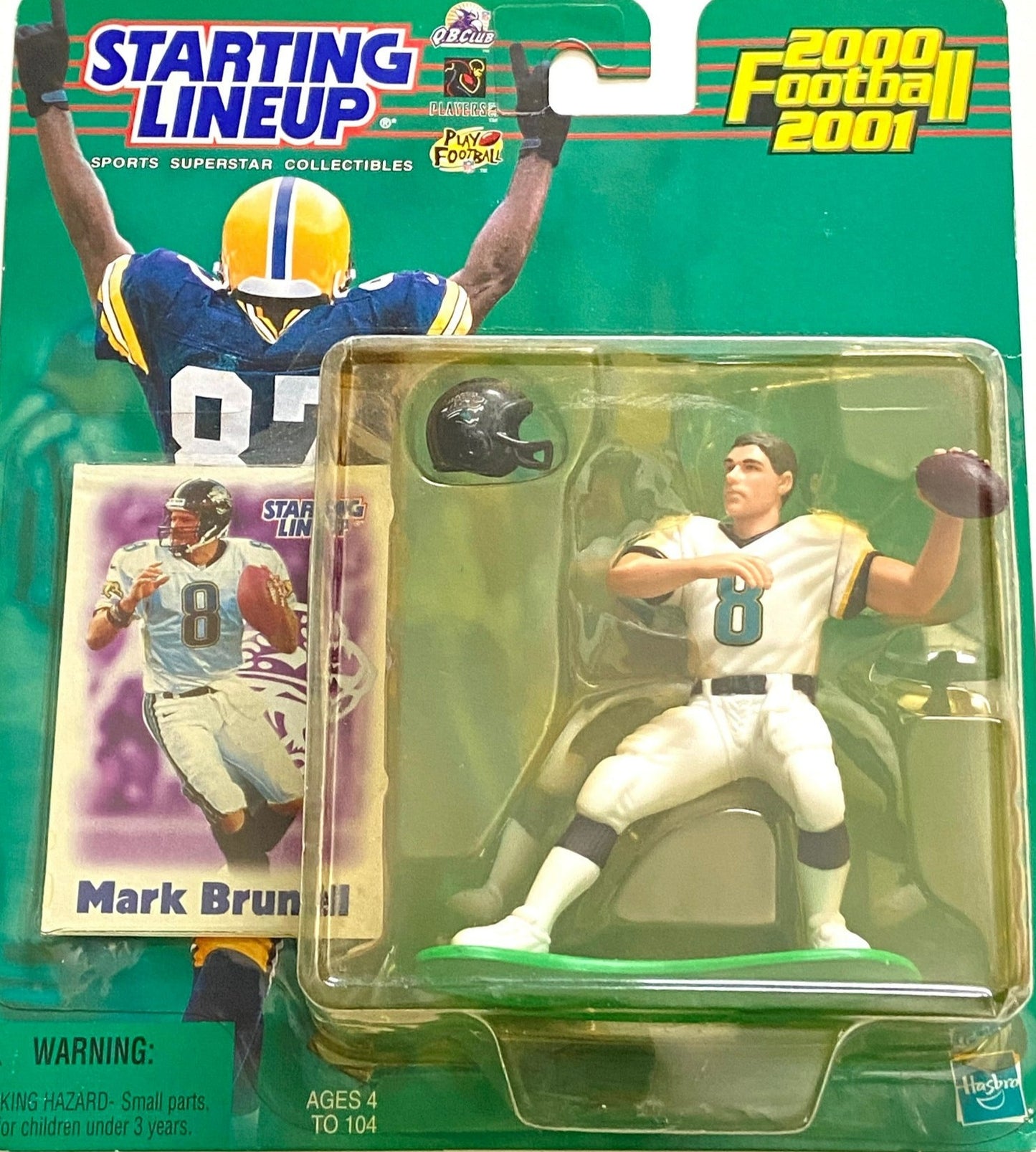 Mark Brunell 2000-01 NFL Jacksonville Jaguars Starting Lineup Figurine NOS by Hasbro