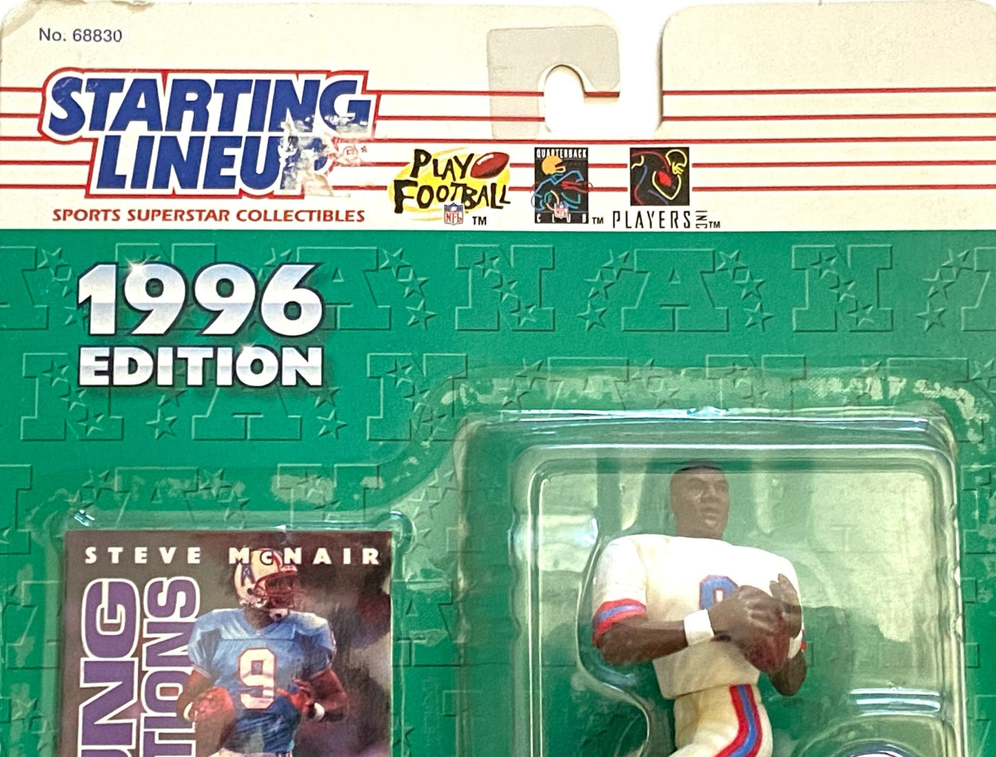 Steve McNair 1996 NFL Houston Oilers Starting Lineup Figurine NOS by Kenner