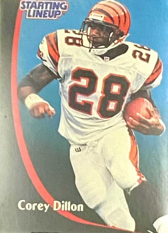 Corey Dillon 1998 NFL Cincinnati Bengals Starting Lineup Figurine by Kenner