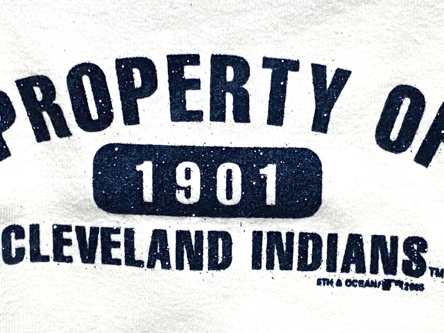 Cleveland Indians MLB 2000 Ladies Tank Top Shirt "1901" by 9th and Ocean
