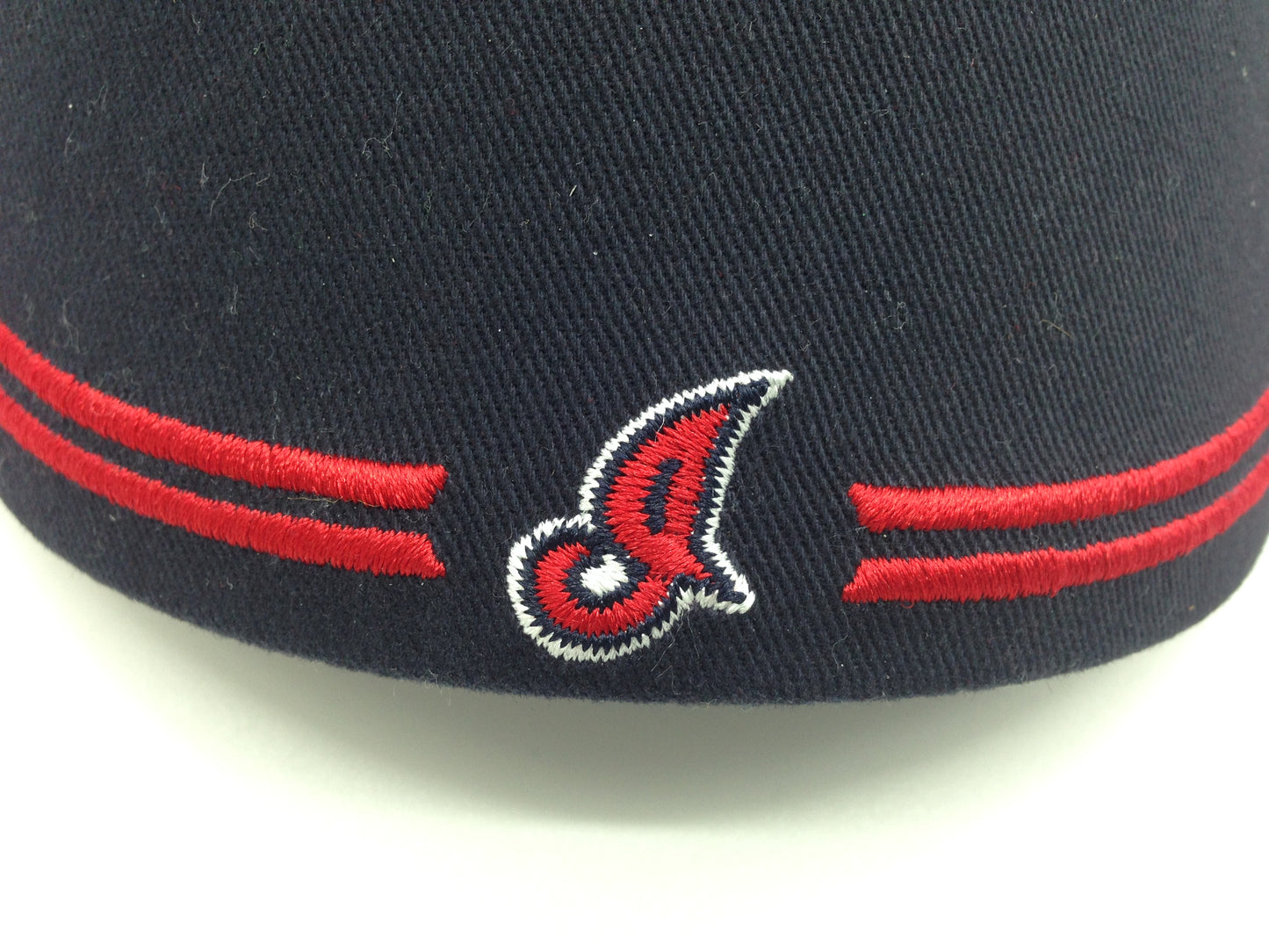Cleveland Indians MLB Vintage Structured Dark Blue "Stache" Wahoo Hat by Twins Enterprise