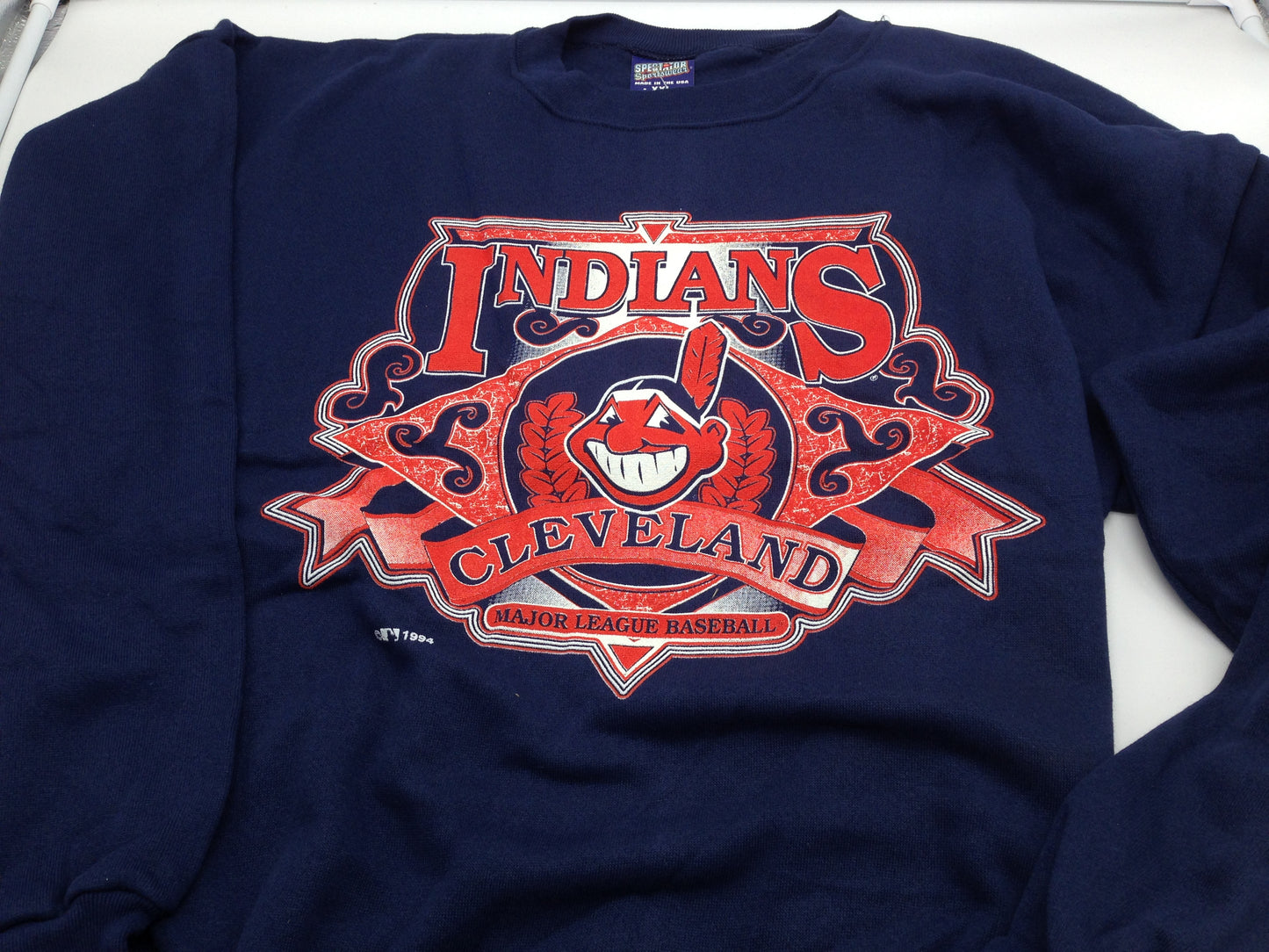 Cleveland Indians MLB 1994 Adult XXL Blue Sweatshirt by Spectator Sportswear